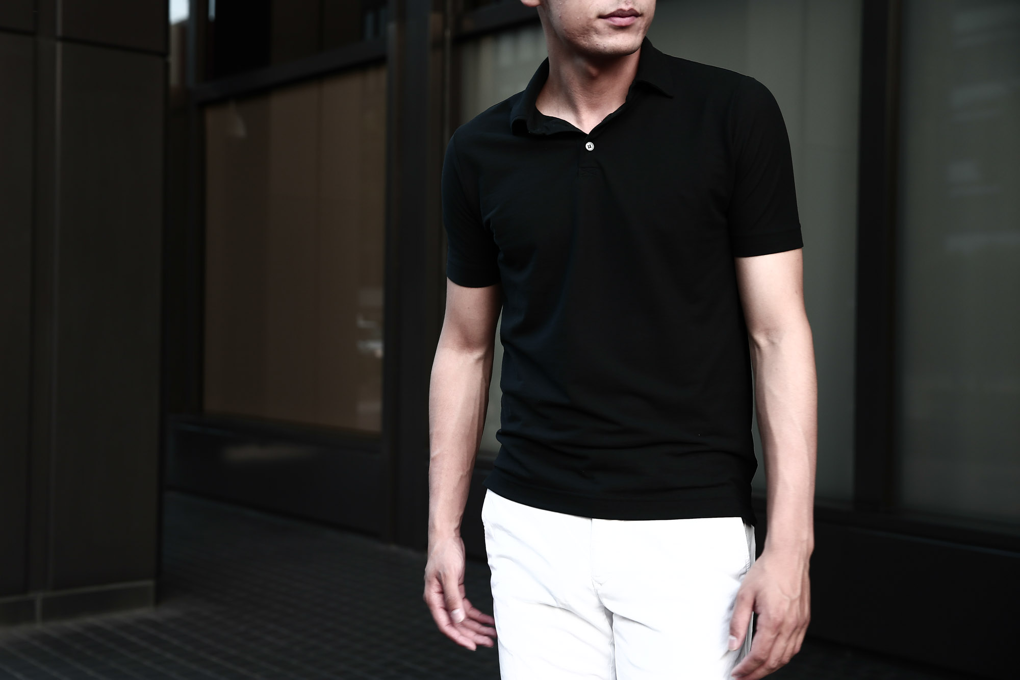 Zanone ザノーネ Ice Cotton Poloshirt アイスコットン ポロシャツ Black ブラック Z0015 正規通販 名古屋のメンズセレクトショップ Alto E Diritto