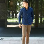 INCOTEX SLACKS(インコテックススラックス) 1ST603 SLIMFIT TRICOCHINO STRETCH コットントラウザーズ チノパンツ BEIGE(ベージュ・524)  2016 秋冬 新作のイメージ