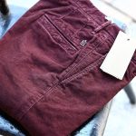 INCOTEX SLACKS(インコテックススラックス) 1ST603 SLIM FIT Garment Dyed Stretch Waffle ストレッチ ワッフルコーデュロイ パンツ BORDEAUX (ボルドー・226) 2016 秋冬新作のイメージ