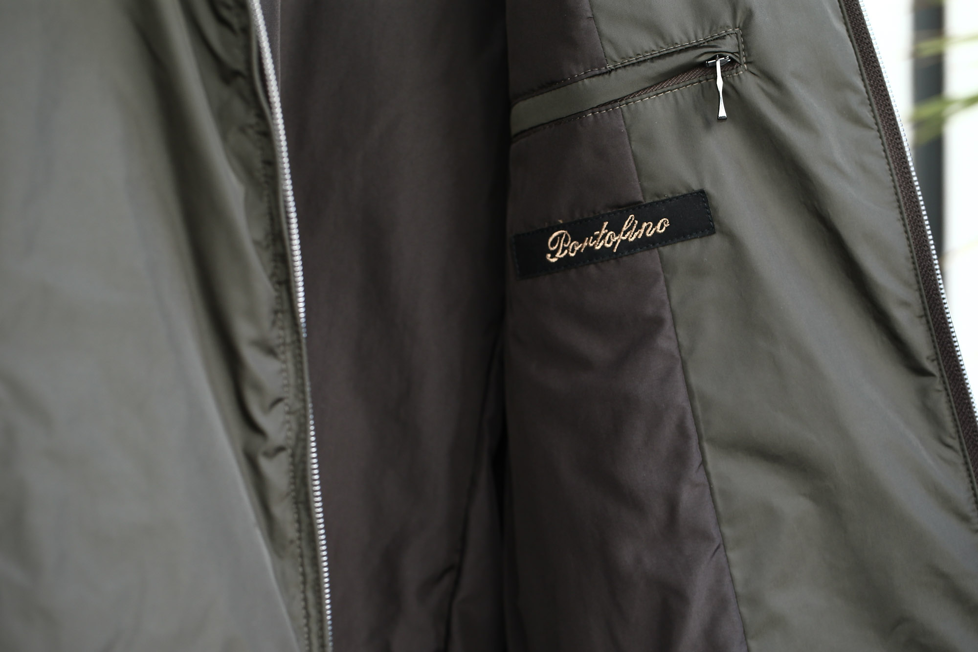 Sealup (シーラップ) Bomber Jacket (ボンバージャケット) 7578 9683 中綿入り ボマージャケット ナイロンジャケット KHAKI (カーキ・14) MADE IN ITALY 2016 秋冬新作  の画像。 愛知 名古屋 Alto e Diritto アルト エ デリット LEON レオン