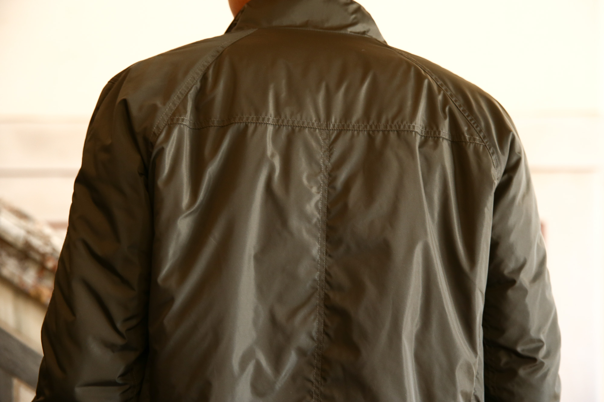 Sealup (シーラップ) Bomber Jacket ボンバージャケット 7578 9683 中綿入り ボマージャケット ナイロンジャケット KHAKI (カーキ・14) MADE IN ITALY 2016 秋冬新作 のコーディネート画像。愛知 名古屋 Alto e Diritto アルト エ デリット LEON レオン シーラップ 名古屋