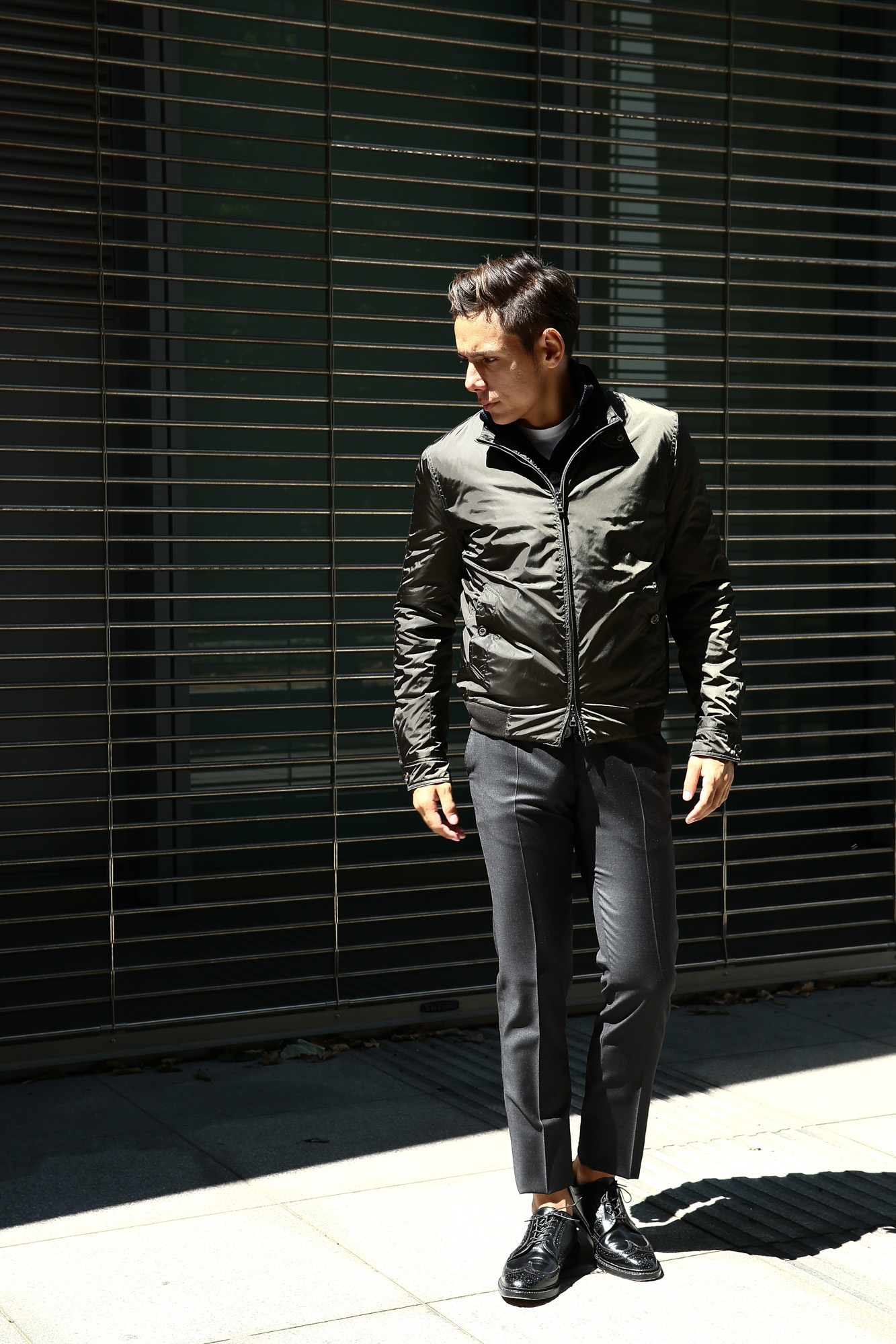 【新品アウトレット】シーラップ Sealup PACKABLE BLOUSON ポリエステル ライダースジャケット ブルー【サイズ50】【メンズ】