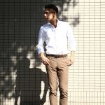 Glanshirt (グランシャツ) JWEEN G6971 OXFORD COTTON 100％ オックスフォードシャツ WHITE (ホワイト・001) MADE IN ITALY(イタリア製) 2016 秋冬新作のイメージ