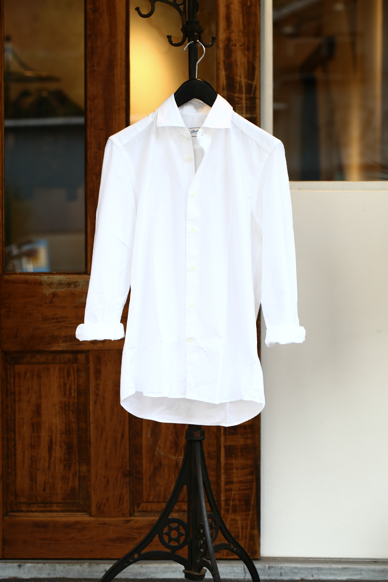 Glanshirt (グランシャツ) JWEEN G6971 OXFORD COTTON 100％ カッタウェイシャツ オックスフォードシャツ WHITE (ホワイト・001) MADE IN ITALY(イタリア製) 2016 秋冬新作 愛知 名古屋Alto e Diritto アルト エ デリット シャツ 白シャツ 36,37,38,39,40,41