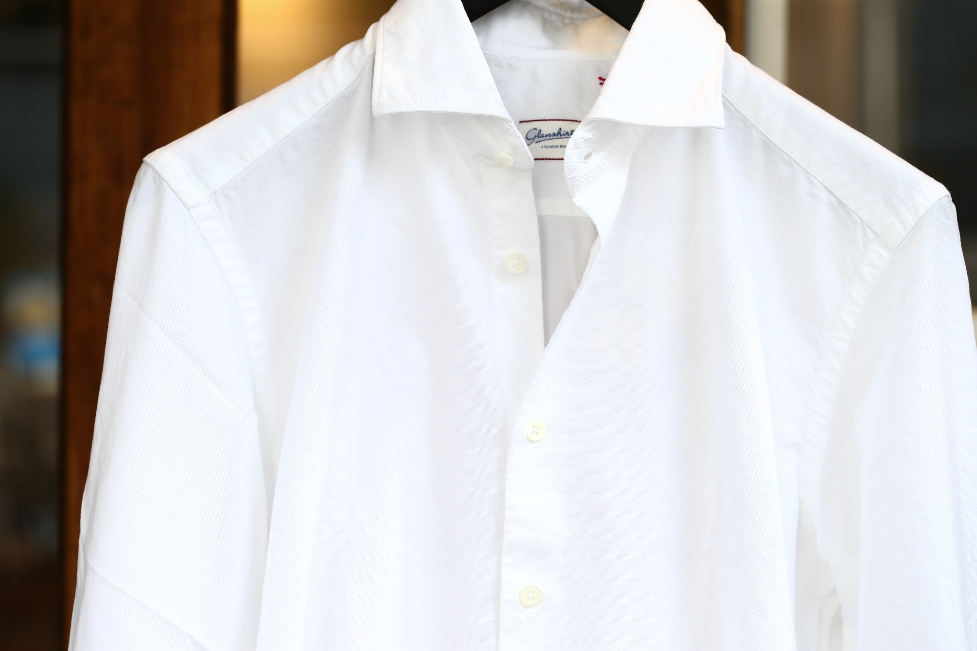 Glanshirt (グランシャツ) JWEEN G6971 OXFORD COTTON 100％ カッタウェイシャツ オックスフォードシャツ WHITE (ホワイト・001) MADE IN ITALY(イタリア製) 2016 秋冬新作 愛知 名古屋Alto e Diritto アルト エ デリット シャツ 白シャツ 36,37,38,39,40,41