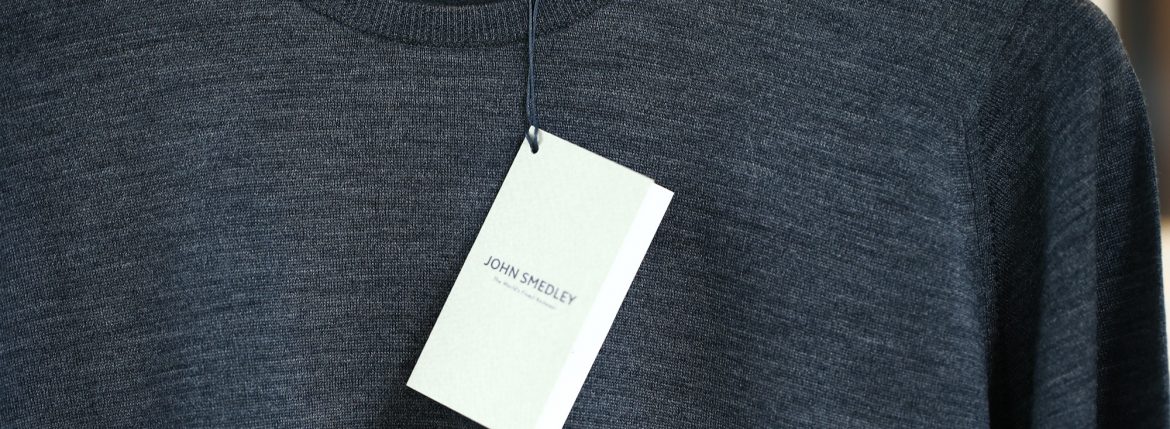 JOHN SMEDLEY (ジョンスメドレー) CLEVES SLIM FIT メリノウール100 ...