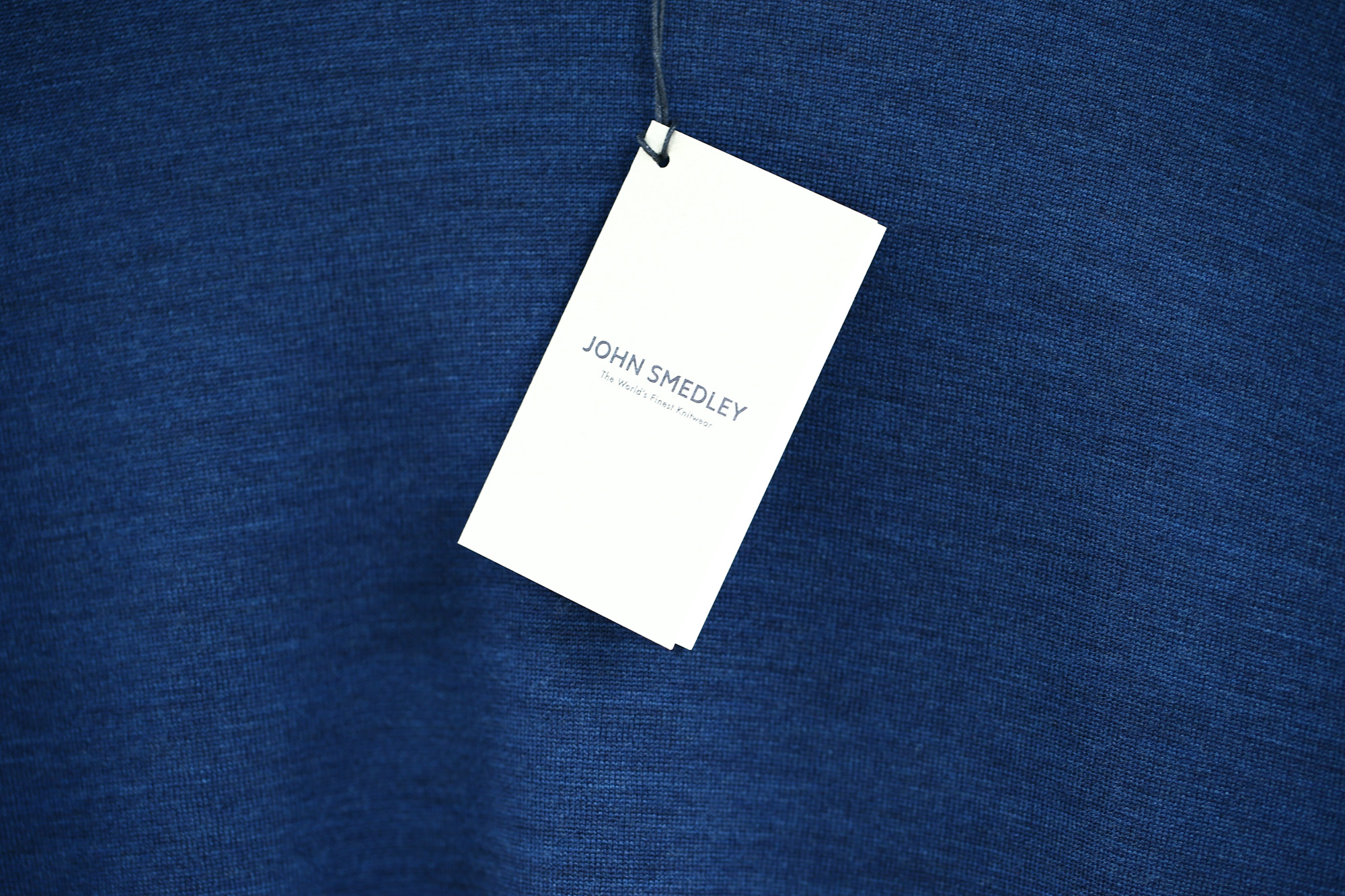 JOHN SMEDLEY (ジョンスメドレー) CLEVES SLIM FIT メリノウール100％ ハイゲージニット クルーネックセーター INDIGO (インディゴ) MADE IN GREAT BRITAIN(イギリス製) 2016 秋冬新作 スメドレー 愛知 名古屋 Alto e Diritto アルト エ デリット ニット ミッドランド 名古屋 紺 ネイビー