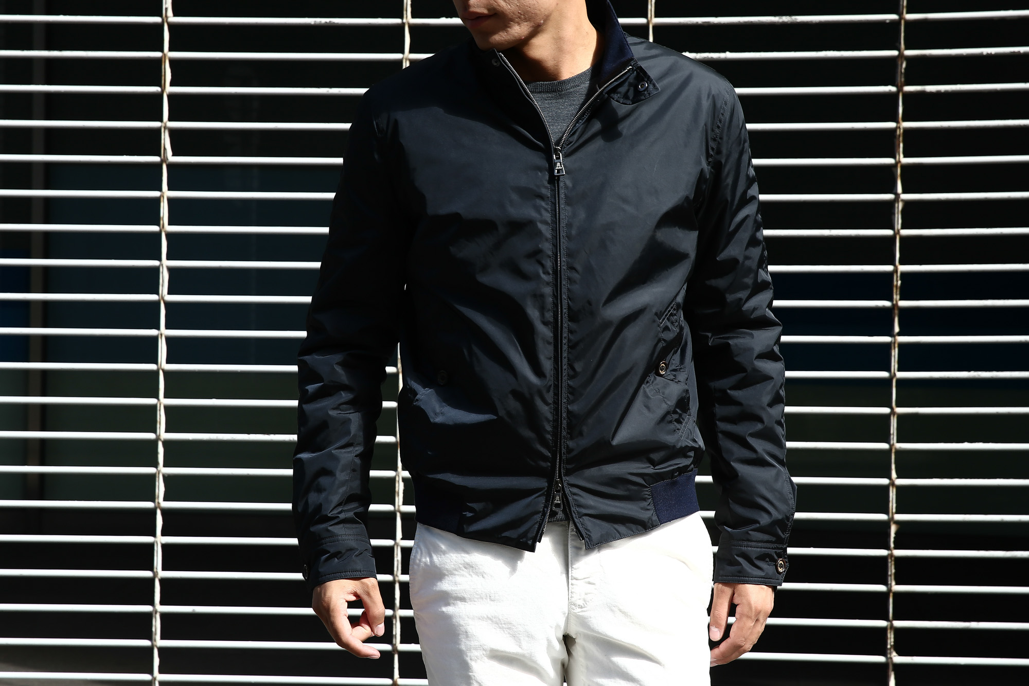 シーラップ(Sealup) ボンバージャケット(Bomber Jacket) 7578 9683 中綿入り ナイロンジャケット ボマージャケット ボンバージャケット NAVY (ネイビー・01) MADE IN ITALY　2016 秋冬新作 愛知 名古屋 Alto e Diritto アルト エ デリット