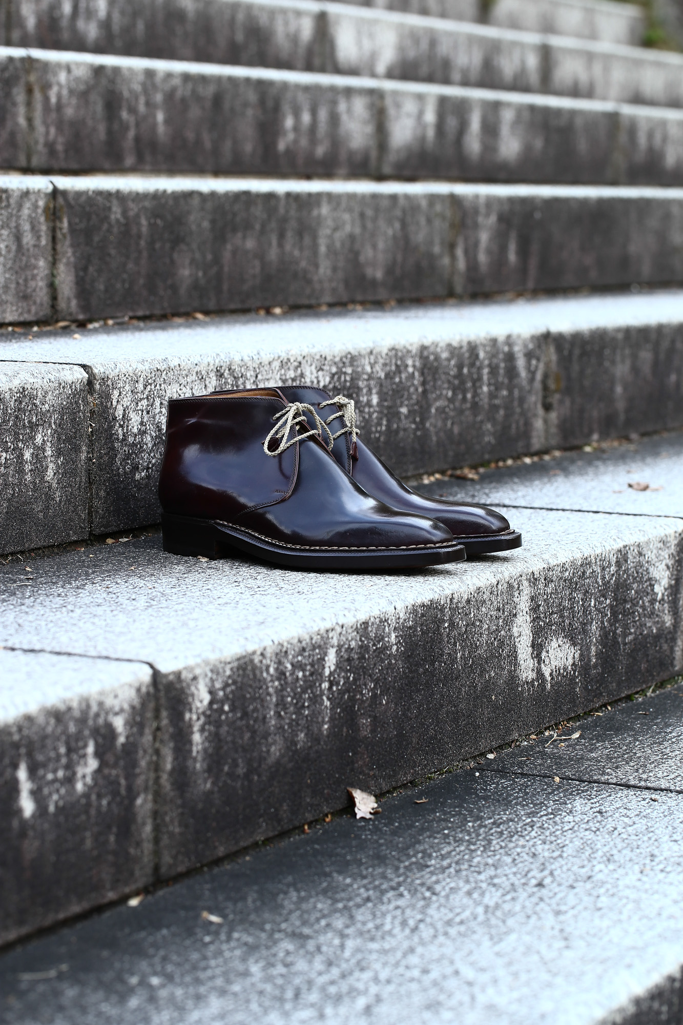 ENZO BONAFE (エンツォボナフェ) ART.3722 Chukka boots Horween Shell Cordovan Leather ホーウィン社 シェルコードバンレザー レザーブーツ コードバンブーツ チャッカブーツ No.8 (バーガンディー) made in Italy(イタリア製) 愛知 名古屋 Alto e Diritto アルト エ デリット ボナフェ コードバン ベネチアンクリーム JOHN LOBB ジョンロブ CHURCH’S チャーチ JOSEPH CHEANEY ジョセフチーニー CORTHAY コルテ ALFRED SARGENT アルフレッドサージェント CROCKETT&JONES クロケットジョーンズ F.LLI GIACOMETTI フラテッリジャコメッティ ENZO BONAFE エンツォボナフェ BETTANIN&VENTURI ベッタニンヴェントゥーリ JALAN SRIWIJAYA ジャランスリウァヤ J.W.WESTON ジェイエムウエストン SANTONI サントーニ SERGIO ROSSI セルジオロッシ CARMINA カルミナ