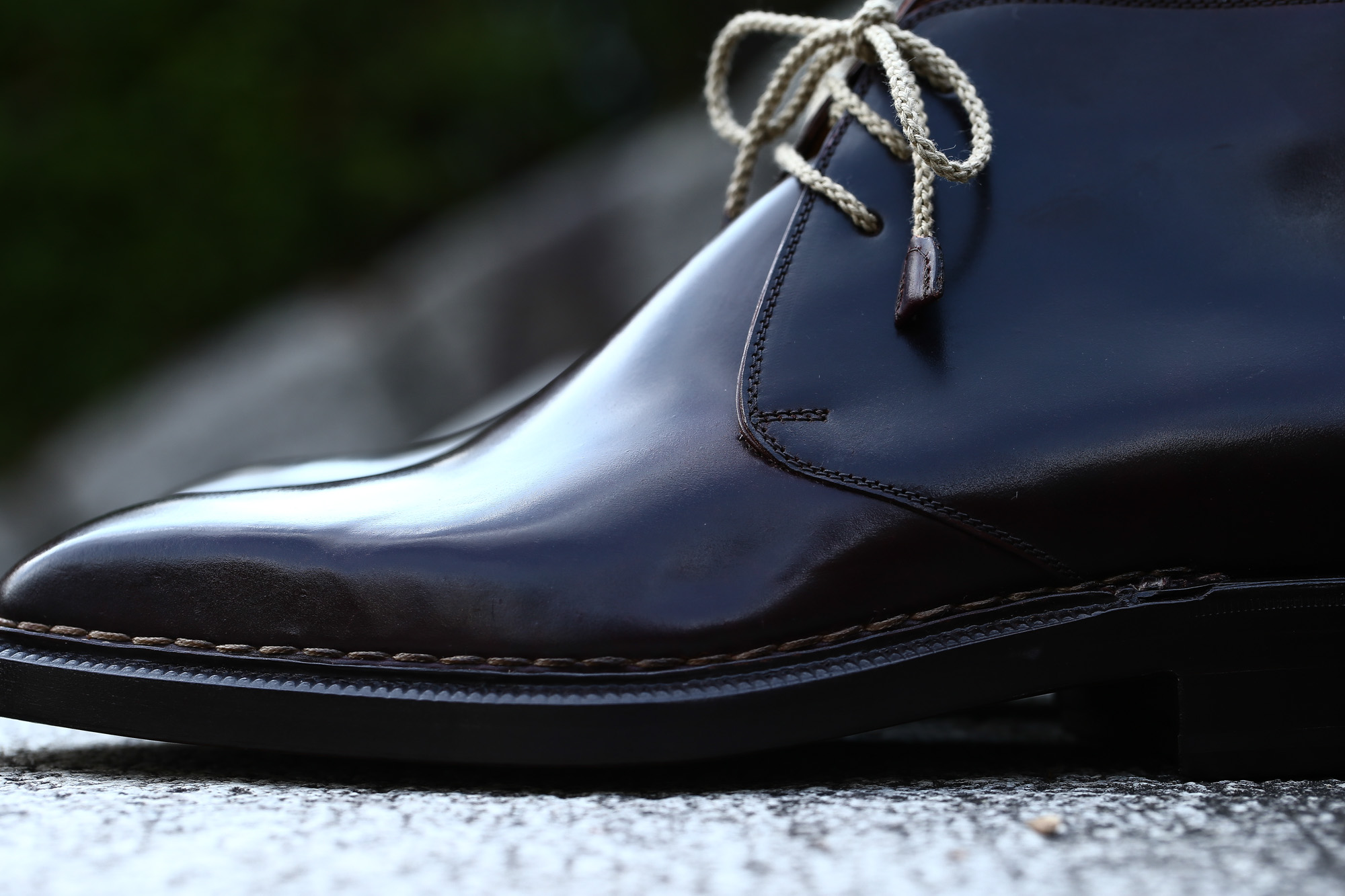 ENZO BONAFE (エンツォボナフェ) ART.3722 Chukka boots Horween Shell Cordovan Leather ホーウィン社 シェルコードバンレザー レザーブーツ コードバンブーツ チャッカブーツ No.8 (バーガンディー) made in Italy(イタリア製) 愛知 名古屋 Alto e Diritto アルト エ デリット ボナフェ コードバン ベネチアンクリーム JOHN LOBB ジョンロブ CHURCH’S チャーチ JOSEPH CHEANEY ジョセフチーニー CORTHAY コルテ ALFRED SARGENT アルフレッドサージェント CROCKETT&JONES クロケットジョーンズ F.LLI GIACOMETTI フラテッリジャコメッティ ENZO BONAFE エンツォボナフェ BETTANIN&VENTURI ベッタニンヴェントゥーリ JALAN SRIWIJAYA ジャランスリウァヤ J.W.WESTON ジェイエムウエストン SANTONI サントーニ SERGIO ROSSI セルジオロッシ CARMINA カルミナ