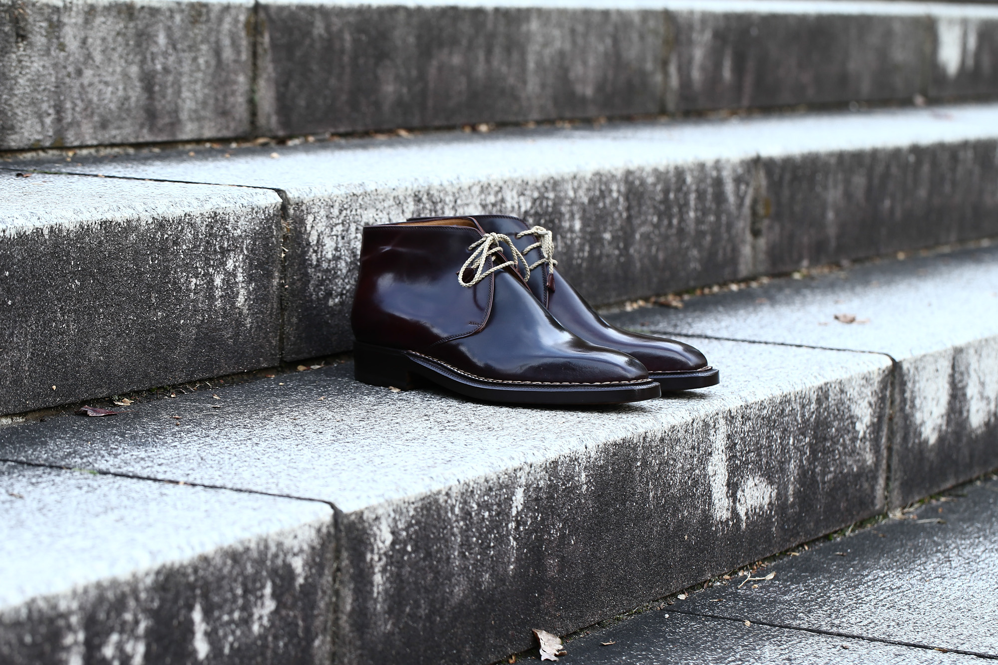 ENZO BONAFE (エンツォボナフェ) ART.3722 Chukka boots Horween Shell Cordovan Leather ホーウィン社 シェルコードバンレザー レザーブーツ コードバンブーツ チャッカブーツ No.8 (バーガンディー) made in Italy(イタリア製) 愛知 名古屋 Alto e Diritto アルト エ デリット ボナフェ コードバン ベネチアンクリーム JOHN LOBB ジョンロブ CHURCH’S チャーチ JOSEPH CHEANEY ジョセフチーニー CORTHAY コルテ ALFRED SARGENT アルフレッドサージェント CROCKETT&JONES クロケットジョーンズ F.LLI GIACOMETTI フラテッリジャコメッティ ENZO BONAFE エンツォボナフェ BETTANIN&VENTURI ベッタニンヴェントゥーリ JALAN SRIWIJAYA ジャランスリウァヤ J.W.WESTON ジェイエムウエストン SANTONI サントーニ SERGIO ROSSI セルジオロッシ CARMINA カルミナ