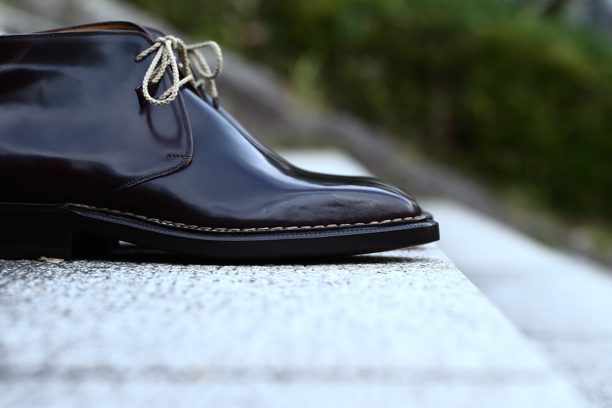 ENZO BONAFE (エンツォボナフェ) ART.3722 Chukka boots Horween Shell Cordovan Leather ホーウィン社 シェルコードバンレザー レザーブーツ コードバンブーツ チャッカブーツ No.8 (バーガンディー) made in Italy(イタリア製) 愛知 名古屋 Alto e Diritto アルト エ デリット ボナフェ コードバン ベネチアンクリーム JOHN LOBB ジョンロブ CHURCH’S チャーチ JOSEPH CHEANEY ジョセフチーニー CORTHAY コルテ ALFRED SARGENT アルフレッドサージェント CROCKETT&JONES クロケットジョーンズ F.LLI GIACOMETTI フラテッリジャコメッティ ENZO BONAFE エンツォボナフェ BETTANIN&VENTURI ベッタニンヴェントゥーリ JALAN SRIWIJAYA ジャランスリウァヤ J.W.WESTON ジェイエムウエストン SANTONI サントーニ SERGIO ROSSI セルジオロッシ CARMINA カルミナ