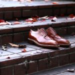 ENZO BONAFE (エンツォボナフェ) BERING (ベーリング) Bonaudo Museum Calf Leather ボナウド社 ミュージアムカーフレザー  Uチップシューズ レザーシューズ ドレスシューズ NEW GOLD (ニューゴールド) made in Italy(イタリア製) 2016 秋冬新作のイメージ