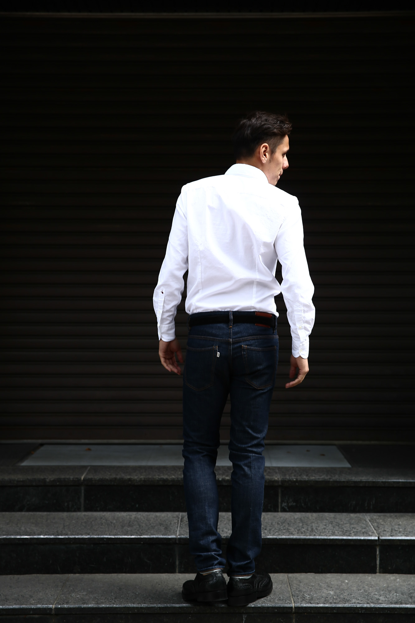 Glanshirt (グランシャツ) JWEEN G6971 OXFORD COTTON 100％ カッタウェイシャツ オックスフォードシャツ WHITE (ホワイト・001) MADE IN ITALY(イタリア製) 2016 秋冬新作愛知 名古屋Alto e Diritto アルト エ デリット シャツ 白シャツ 36,37,38,39,40,41