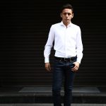 Glanshirt (グランシャツ) JWEEN G6971 OXFORD COTTON 100％ カッタウェイシャツ オックスフォードシャツ WHITE (ホワイト・001) MADE IN ITALY(イタリア製) 2016 秋冬新作のイメージ