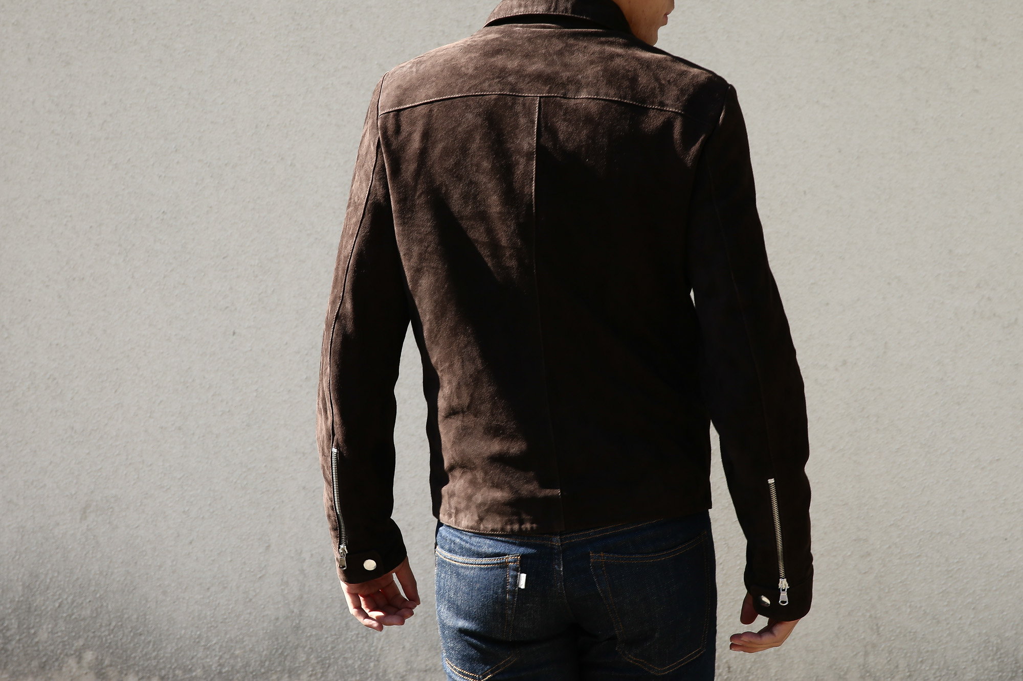 Radice (ラディーチェ) 1008 Suede Leather Jacket Suede Lamb Nappa スエードラムナッパ SLIM FIT スリムフィット シングルレザージャケット MORO (モーロ)  MADE IN ITALY(イタリア製)  2016 秋冬新作 愛知 名古屋Alto e Diritto アルト エ デリット レザージャケット ラディーチェ スエードレザー