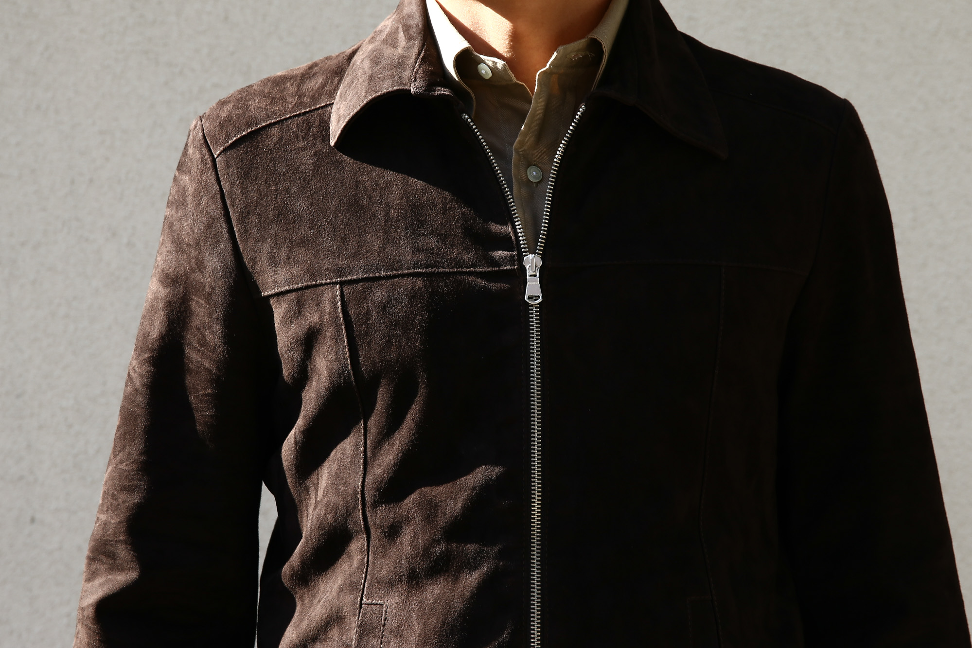 Radice (ラディーチェ) 1008 Suede Leather Jacket Suede Lamb Nappa スエードラムナッパ SLIM FIT スリムフィット シングルレザージャケット MORO (モーロ)  MADE IN ITALY(イタリア製)  2016 秋冬新作 愛知 名古屋Alto e Diritto アルト エ デリット レザージャケット ラディーチェ スエードレザー