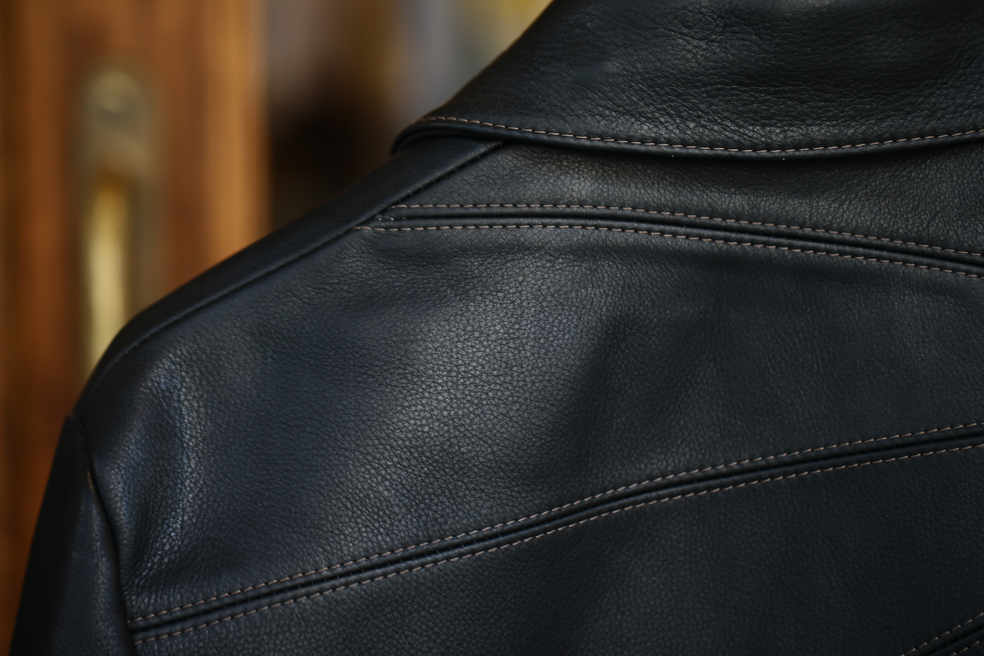 South Paradiso Leather (サウスパラディソレザー) East West イーストウエスト SMOKE スモーク Cow Hide Leather カウハイドレザー レザージャケット BLACK (ブラック) MADE IN USA (アメリカ製) 愛知 名古屋 Alto e Diritto アルト エ デリット　パラディソ イーストウエスト スモーク ヴィンテージ アドラー アードラー ウィンチェスター イルミナティレインボーシャツ レザー 革ジャン