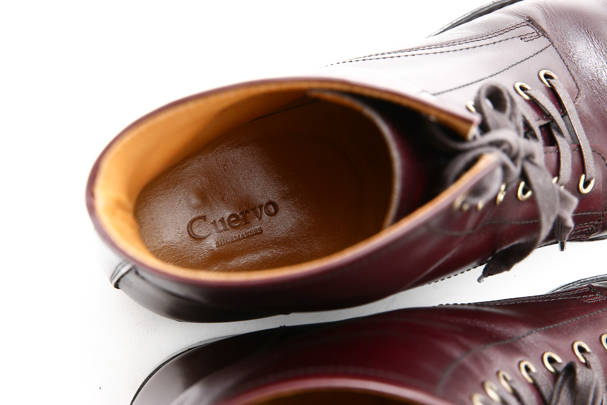 Cuervo (クエルボ) Romeo ロメオ Annonay Vocalou Calf アノネイ社 ボカルーカーフ Goodyear Welt Process グッドイヤーウェルト製法 Leather Sole レザーソール セミドレスブーツ レザーブーツ ドレスシューズ BURGUNDY (バーガンディー・WN) MADE IN JAPAN(日本製) 【1Week 着用 Staff 私物】Alto e Diritto アルト エ デリット 愛知 名古屋  ドレスシューズ レースアップシューズ 1週間着用