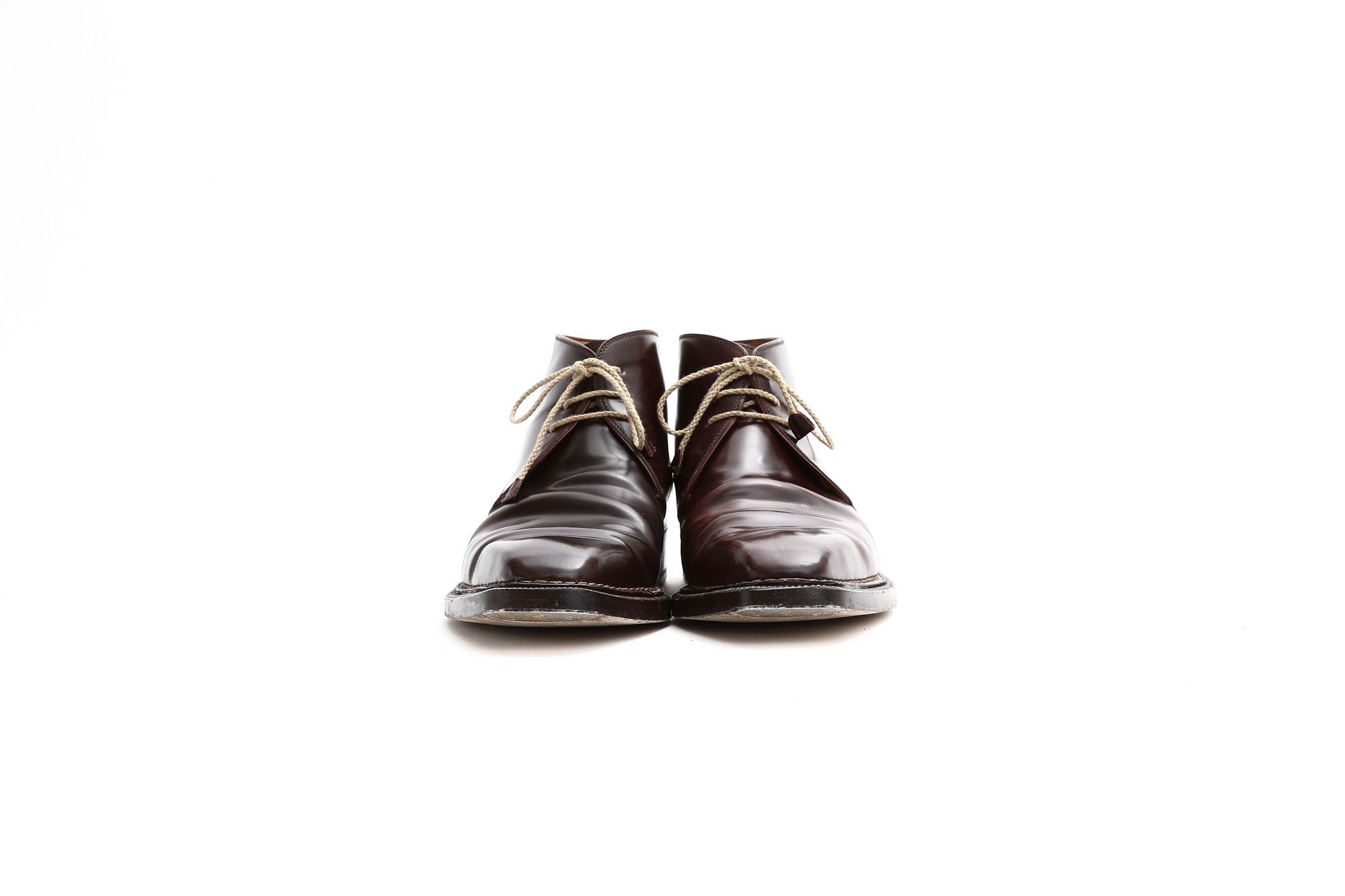 ENZO BONAFE (エンツォボナフェ) ART.3722 Chukka boots チャッカブーツ Horween Shell Cordovan Leather ホーウィン社 シェルコードバンレザー チャッカブーツ コードバンブーツ No.8 (バーガンディー) made in italy (イタリア製) 【6 months 着用 Staff 私物】愛知 名古屋 Alto e Diritto アルト エ デリット エンツォボナフェ コードバン チャッカ