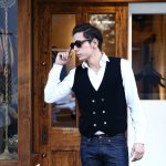 JACQUESMARIEMAGE (ジャックマリーマージュ) STENDHAL (スタンダール) アセテートフレーム STERING SILVER スターリングシルバー ラウンド型 アイウェア サングラス CARBON(カーボン) HANDCRAFTED IN JAPAN(日本製)のイメージ