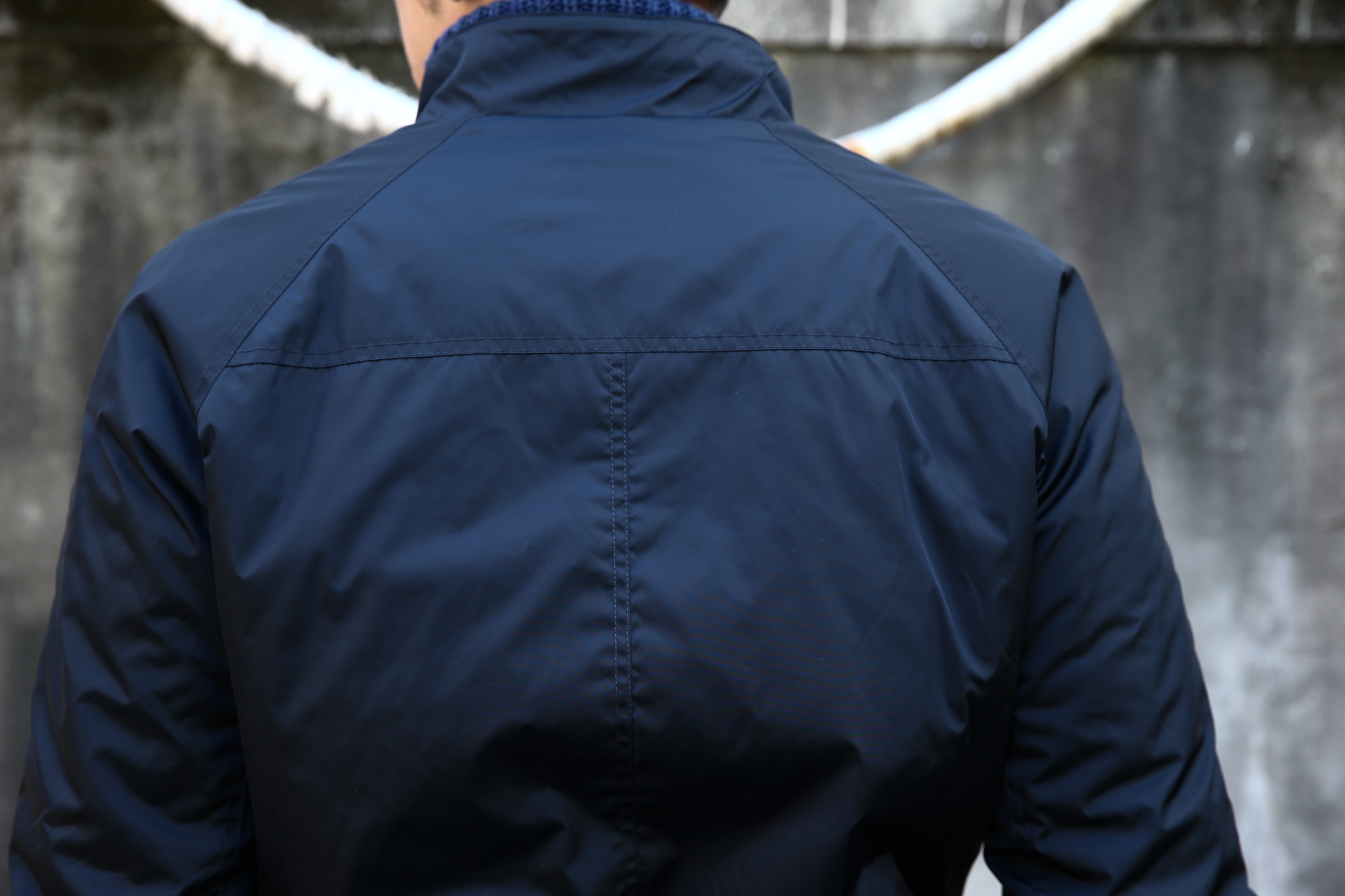 Sealup シーラップ Bomber Jacket ボンバージャケット 7578 9683 中綿入り ボマージャケット ナイロンジャケット ボンバージャケット NAVY (ネイビー・01) MADE IN ITALY(イタリア製) のコーディネートスタイル。愛知 名古屋 Alto e Diritto アルト エ デリット シーラップ