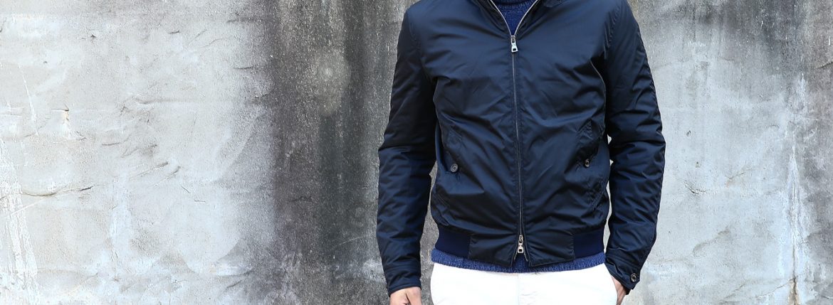 Sealup シーラップ Bomber Jacket ボンバージャケット 7578 9683 中綿入り ボマージャケット ナイロンジャケット ボンバージャケット NAVY (ネイビー・01) MADE IN ITALY(イタリア製)のイメージ