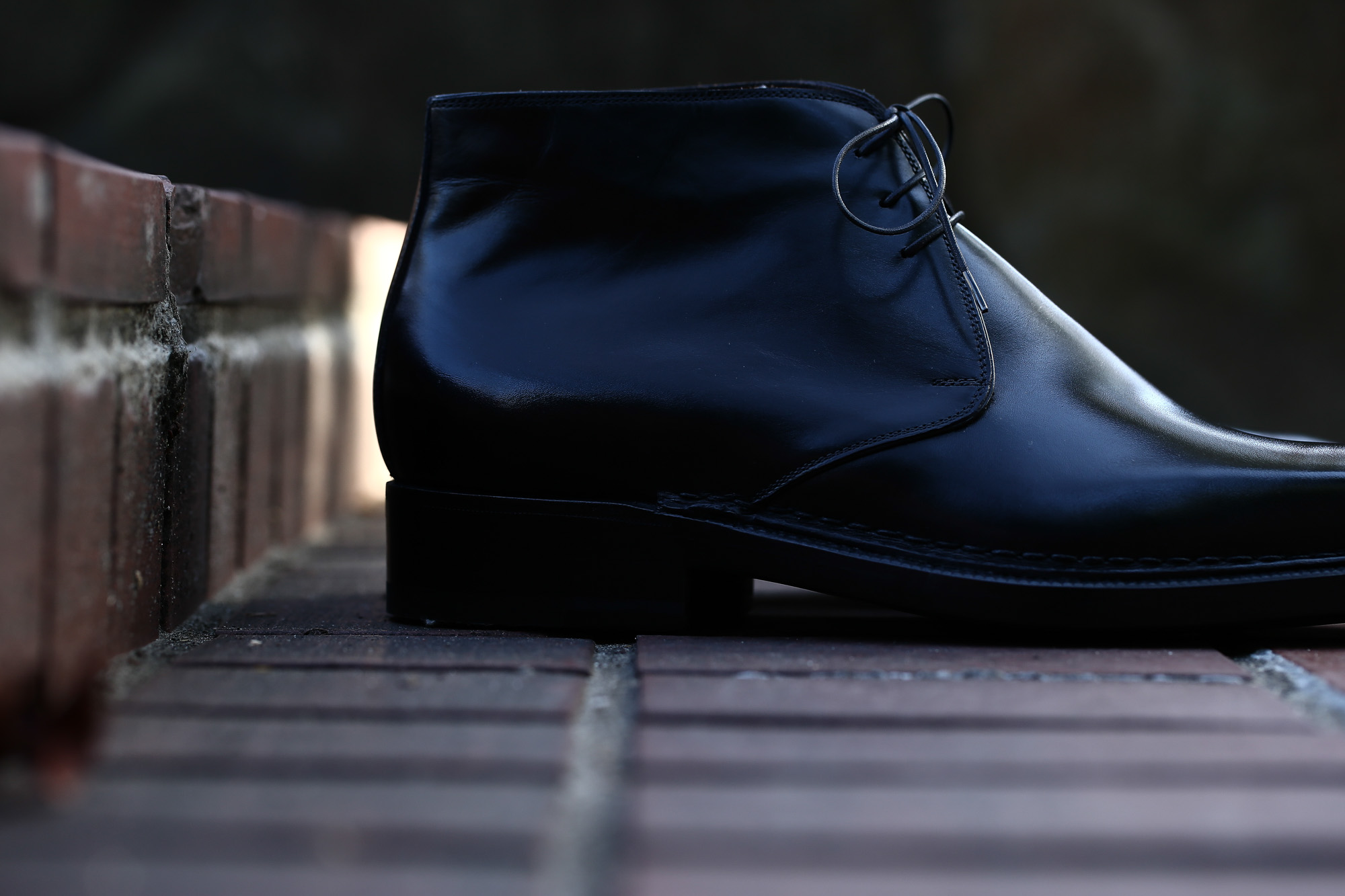 ENZO BONAFE エンツォボナフェ ART.3722 Chukka boots  チャッカブーツ Du Puy Vitello デュプイ社ボックスカーフ Norwegian Welted Process ノルベジェーゼ製法  ノルベ  チャッカブーツ NERO (ブラック) made in italy (イタリア製) 2016 秋冬新作 愛知 名古屋 Alto e Diritto アルト エ デリット