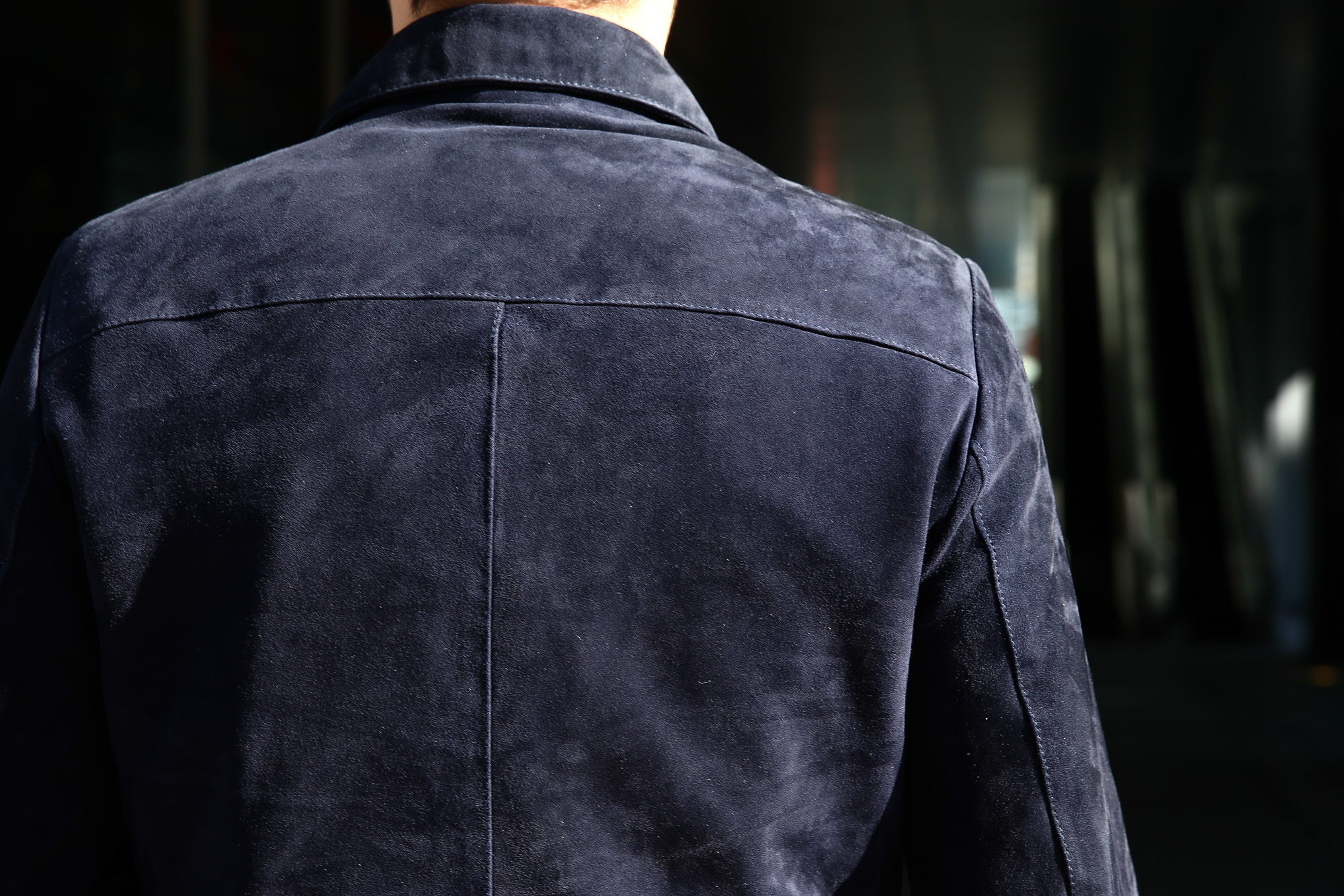 Radice (ラディーチェ) 1008 Suede Leather Jacket Suede Lamb Nappa スエードラムナッパレザー SLIM FIT スリムフィット シングルレザージャケット NAVY (ネイビー) MADE IN ITALY(イタリア製)  2016 秋冬新作 愛知 名古屋Alto e Diritto アルト エ デリット レザージャケット ラディーチェ スエードレザー 青山系