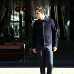 Radice (ラディーチェ) 1008 Suede Leather Jacket Suede Lamb Nappa スエードラムナッパレザー SLIM FIT スリムフィット シングルレザージャケット NAVY (ネイビー) MADE IN ITALY(イタリア製)  2016 秋冬新作のイメージ