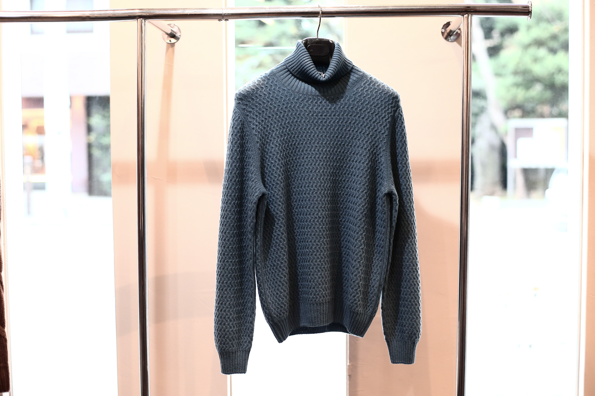 Settefili Cashmere / セッテフィーリ カシミア (2017 秋冬 プレ 展示会) セッテフィーリカシミア 愛知 名古屋 Alto e Diritto アルト エ デリット ニット カシミア ショールカラー カーディガン タートルネック ウルーネック Vネック イタリアカシミア100％ ローゲージ ケーブル編みニット