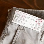 INCOTEX SLACKS(インコテックススラックス) 1ST603 SLIM FIT スリムフィット G.D. STRETCH GABCHINO ガーメントダイ ストレッチ コットントラウザー チノパンツ GREGE (グレージュ・425) 2017 春夏新作のイメージ
