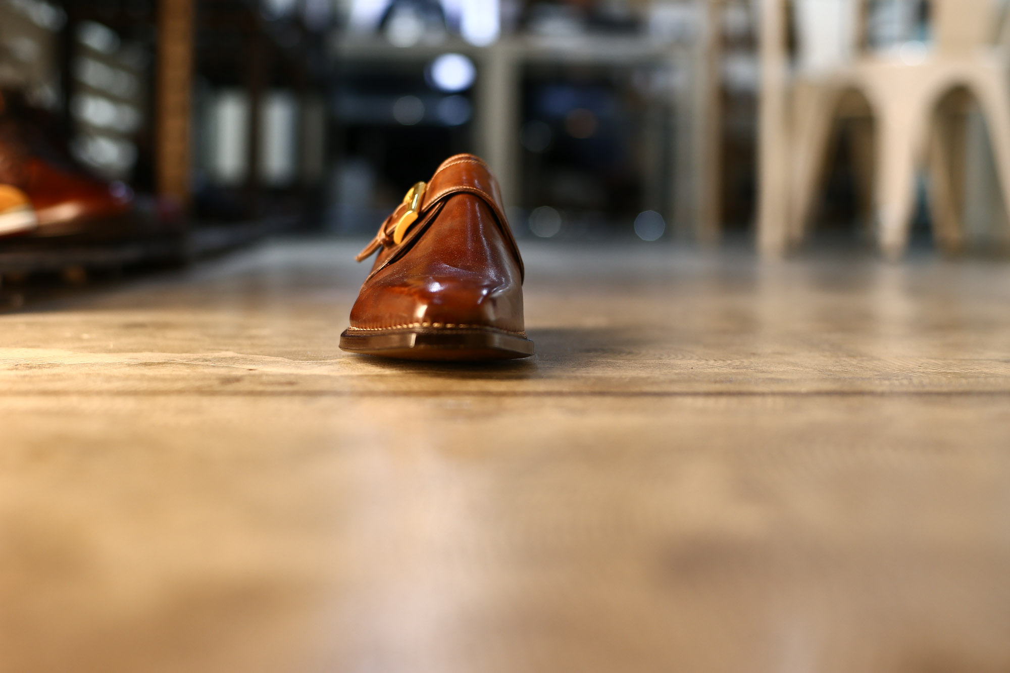 ENZO BONAFE(エンツォボナフェ) ART.3721 Single Monk Strap Shoes 
