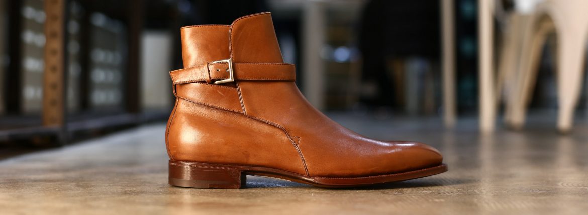 ENZO BONAFE(エンツォボナフェ) EB-13 Jodhpur Boots ジョッパーブーツ Bonaudo Museum Calf Leather(ボナウド社ミュージアムカーフレザー) ノルベジェーゼ製法 レザーブーツ NEW GOLD(ニューゴールド) made in italy(イタリア製) 2017 秋冬 愛知 名古屋 ZODIAC ゾディアック エンツォボナフェ enzobonafe チャッカブーツ