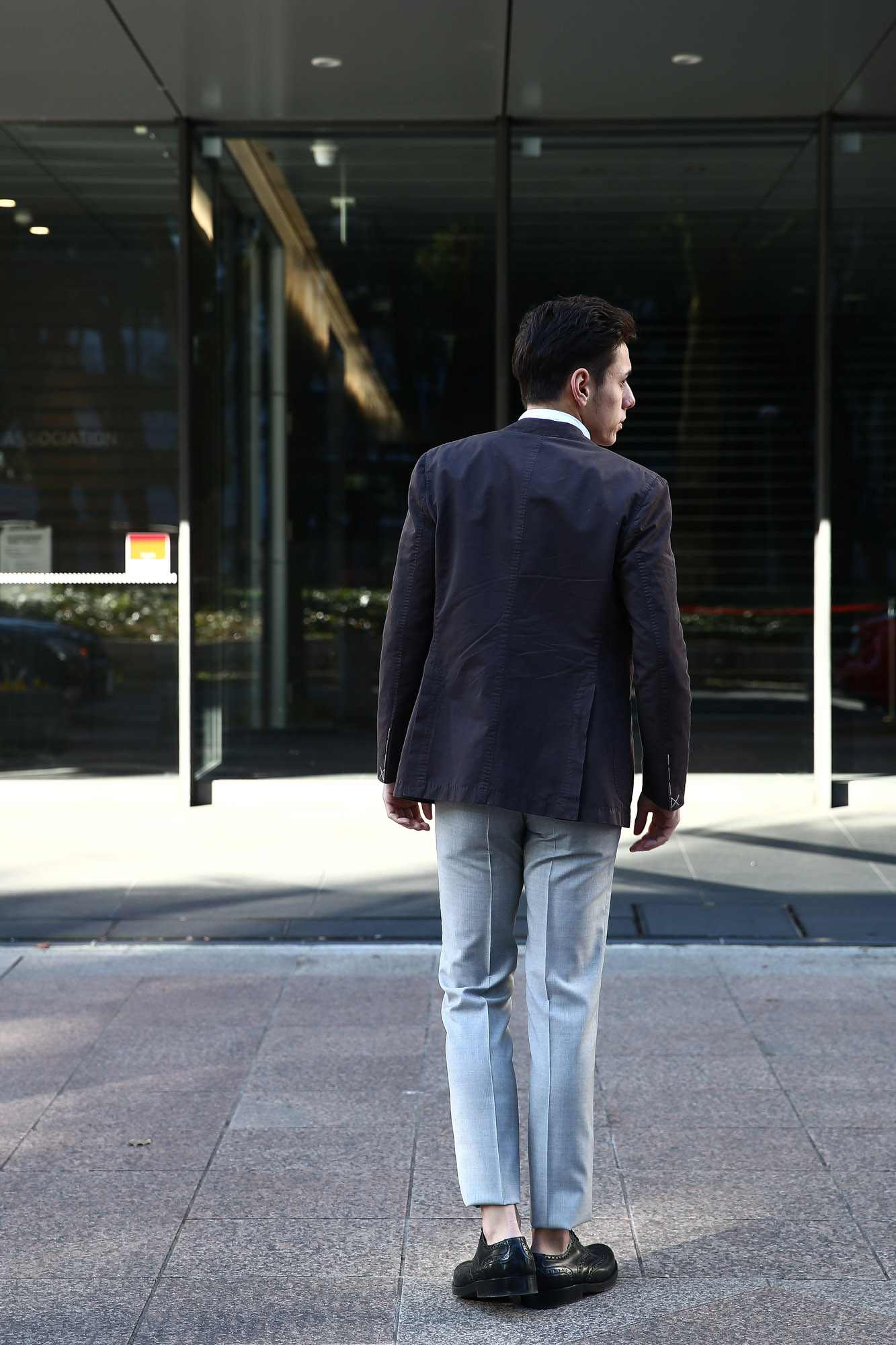 INCOTEX (インコテックス) 1NT035 SLIM FIT N35型 スリムフィット SUPER 100'S YARN DYED TROPICAL サマーウール トロピカルウール スラックス LIGHT GRAY (ライトグレー・901) 2017 春夏新作 愛知 名古屋 Alto e Diritto アルト エ デリット インコテックス incotex