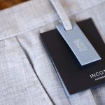 INCOTEX (インコテックス) 1NT035 SLIM FIT N35型 スリムフィット SUPER 100’S YARN DYED TROPICAL トロピカルウール サマーウール スラックス LIGHT GRAY (ライトグレー・901) 2017 春夏新作のイメージ