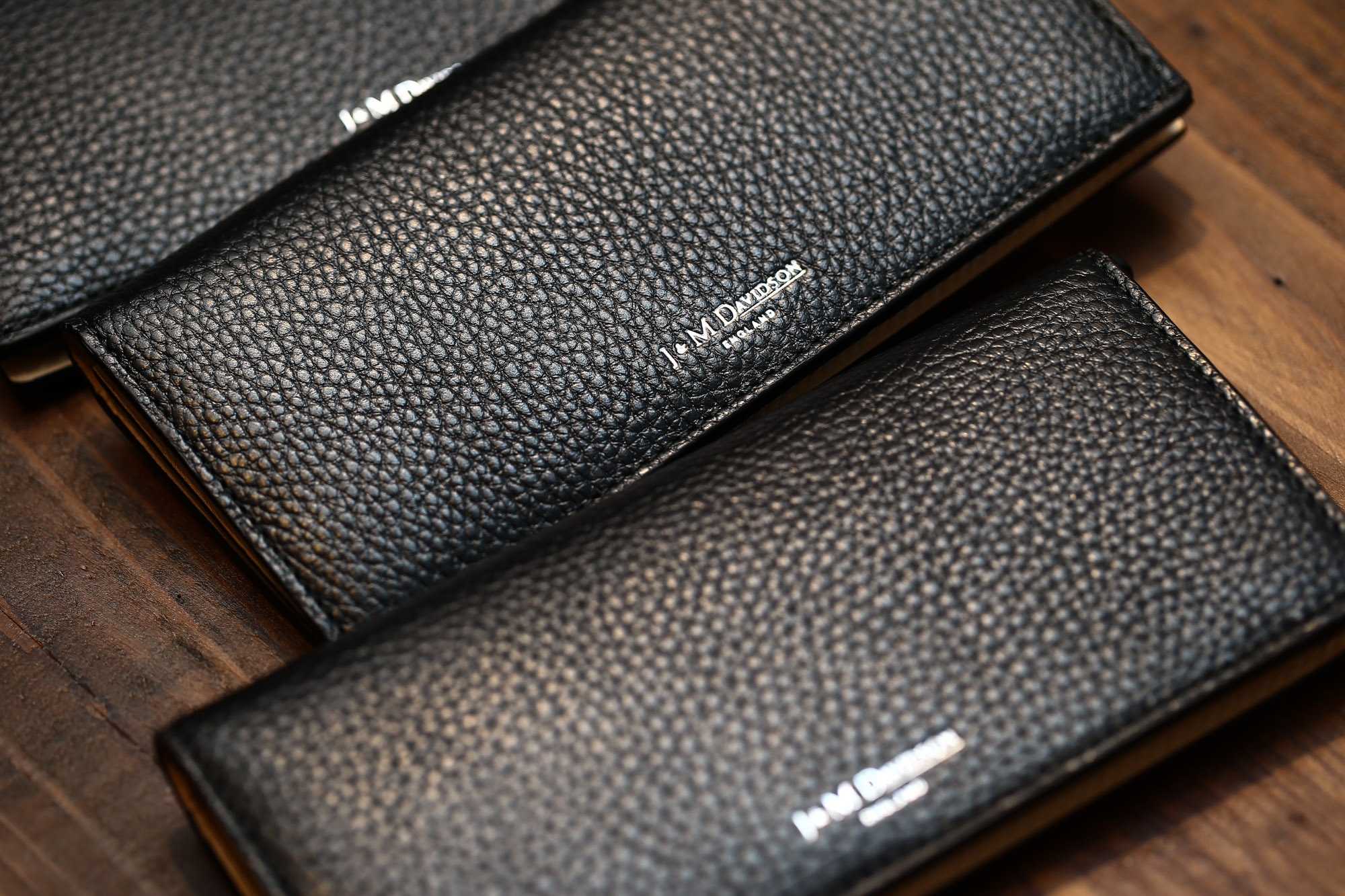 J&M DAVIDSON (ジェイアンドエムデヴィッドソン) STUDS WALLET スタッズ ウォレット 10081N GRAIN LEATHER グレインレザー 長財布 ウォレット BLACK (ブラック・999) Made in spain (スペイン製) 2017 春夏新作 JMDAVIDSON ジェイエムデヴィッドソン 財布 JETSET 愛知 名古屋 Alto e Diritto アルト エ デリット