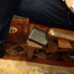 J&M DAVIDSON (ジェイアンドエムデヴィッドソン) VISIT CARD HOLDER WITH STUDS ヴィジット カード ホルダー ウィズスタッズ 10082N GRAIN LEATHER グレインレザー カードケース BLACK (ブラック・999) Made in spain (スペイン製) 2017 春夏新作のイメージ