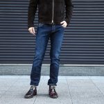 RICHARD J. BROWN (リチャード ジェイ ブラウン) TOKIO トウキョウ ボタンフライ ヴィンテージ加工 テーパードシルエット ストレッチジーンズ デニムパンツ INDIGO (インディゴ・T44 W509) MADE IN ITALY (イタリア製) 2017 春夏新作のイメージ