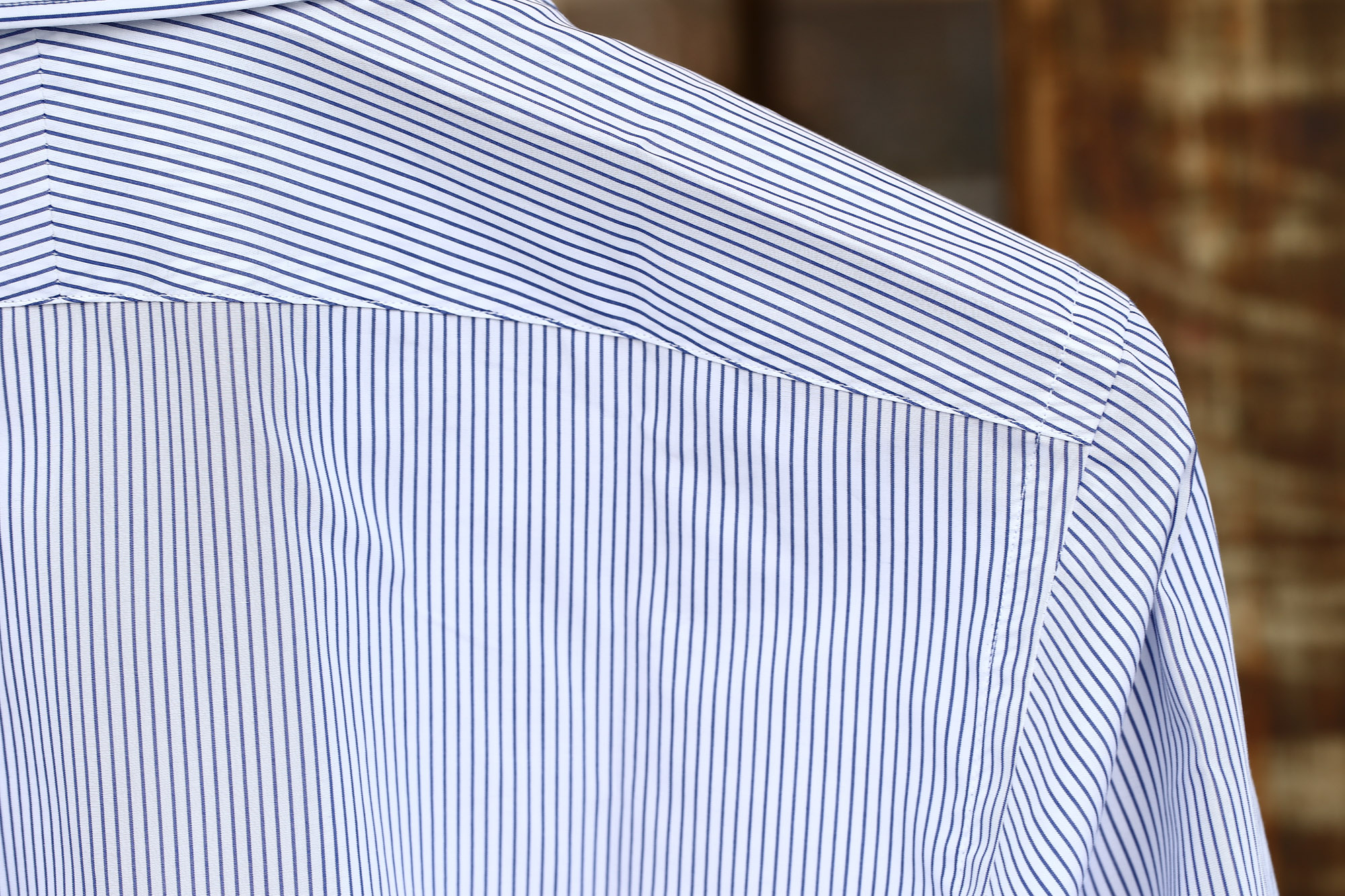 ALESSANDRO GHERARDI (アレッサンドロゲラルディ) Stripe Shirts カッタウェイ コットンブロード ストライプシャツ NAVY (ネイビー・681) made in italy(イタリア製) 2017 春夏新作 愛知 名古屋 Alto e Diritto アルト エ デリット alessandrogherardi シャツ