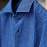 ALESSANDRO GHERARDI (アレッサンドロゲラルディ) Linen Shirts カッタウェイ リネンシャツ NAVY (ネイビー・669) made in italy(イタリア製) 2017 春夏新作のイメージ