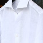 ALESSANDRO GHERARDI (アレッサンドロゲラルディ) Linen Shirts カッタウェイ リネンシャツ WHITE (ホワイト・000) made in italy(イタリア製) 2017 春夏新作のイメージ