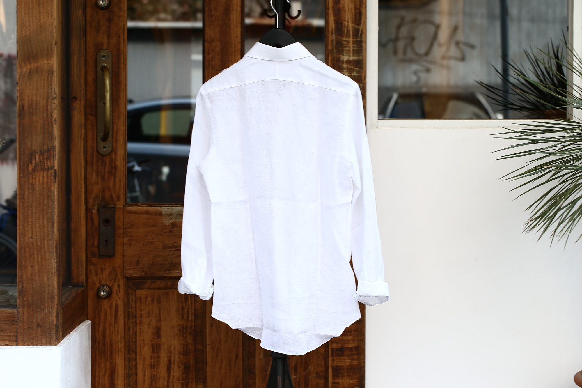 ALESSANDRO GHERARDI (アレッサンドロゲラルディ) Linen Shirts カッタウェイ リネンシャツ WHITE (ホワイト・000) made in italy(イタリア製) 2017 春夏新作 愛知 名古屋 Alto e Diritto アルト エ デリット alessandrogherardi シャツ