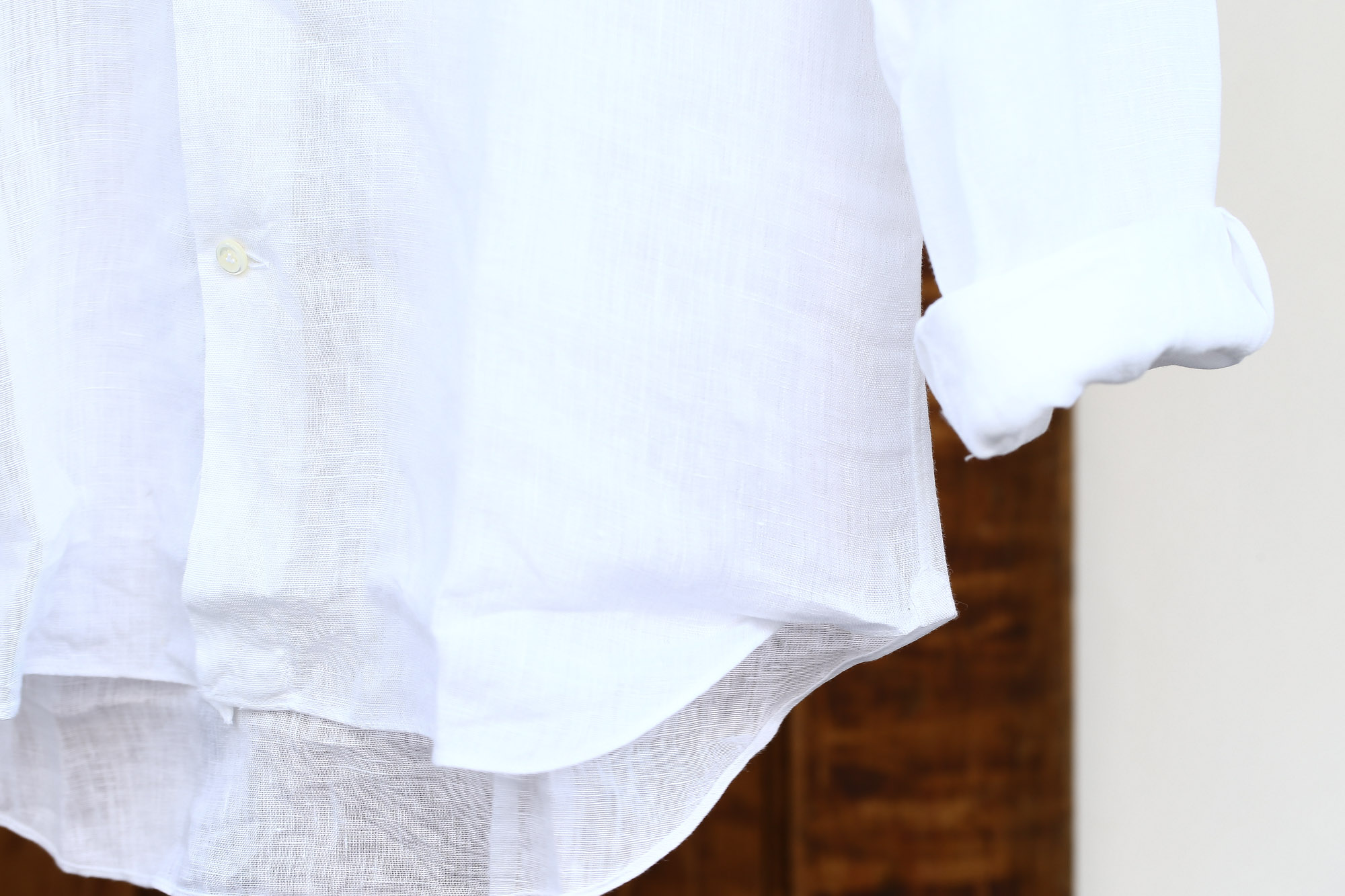 ALESSANDRO GHERARDI (アレッサンドロゲラルディ) Linen Shirts カッタウェイ リネンシャツ WHITE (ホワイト・000) made in italy(イタリア製) 2017 春夏新作 愛知 名古屋 Alto e Diritto アルト エ デリット alessandrogherardi シャツ