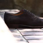 ENZO BONAFE (エンツォボナフェ) 【ART.3513】 Punched  Cap Toe Shoes パンチドトゥキャップシューズ Superbuck スーパーバック ドレスシューズ CAFE (カフェ) made in italy (イタリア製) 2017 春夏新作のイメージ