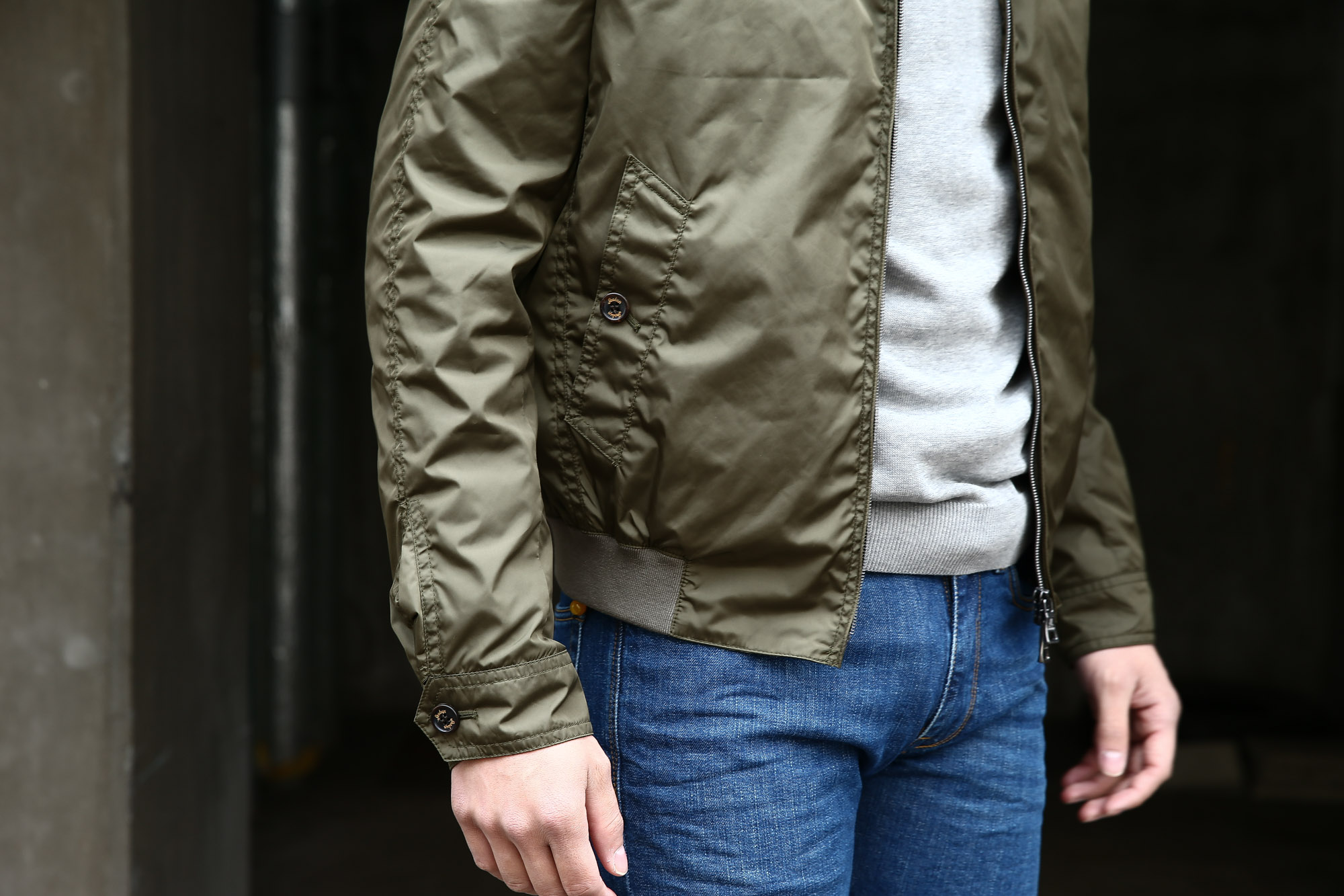 Sealup(シーラップ) Bomber Jacket(ボマージャケット) S7505 9683 ナイロンジャケット　ボンバージャケット 【KHAKI / カーキ・017】  MADE IN ITALY（イタリア製) 2017 春夏新作 愛知 名古屋 Alto e Diritto アルト エ デリット sealup シーラップ