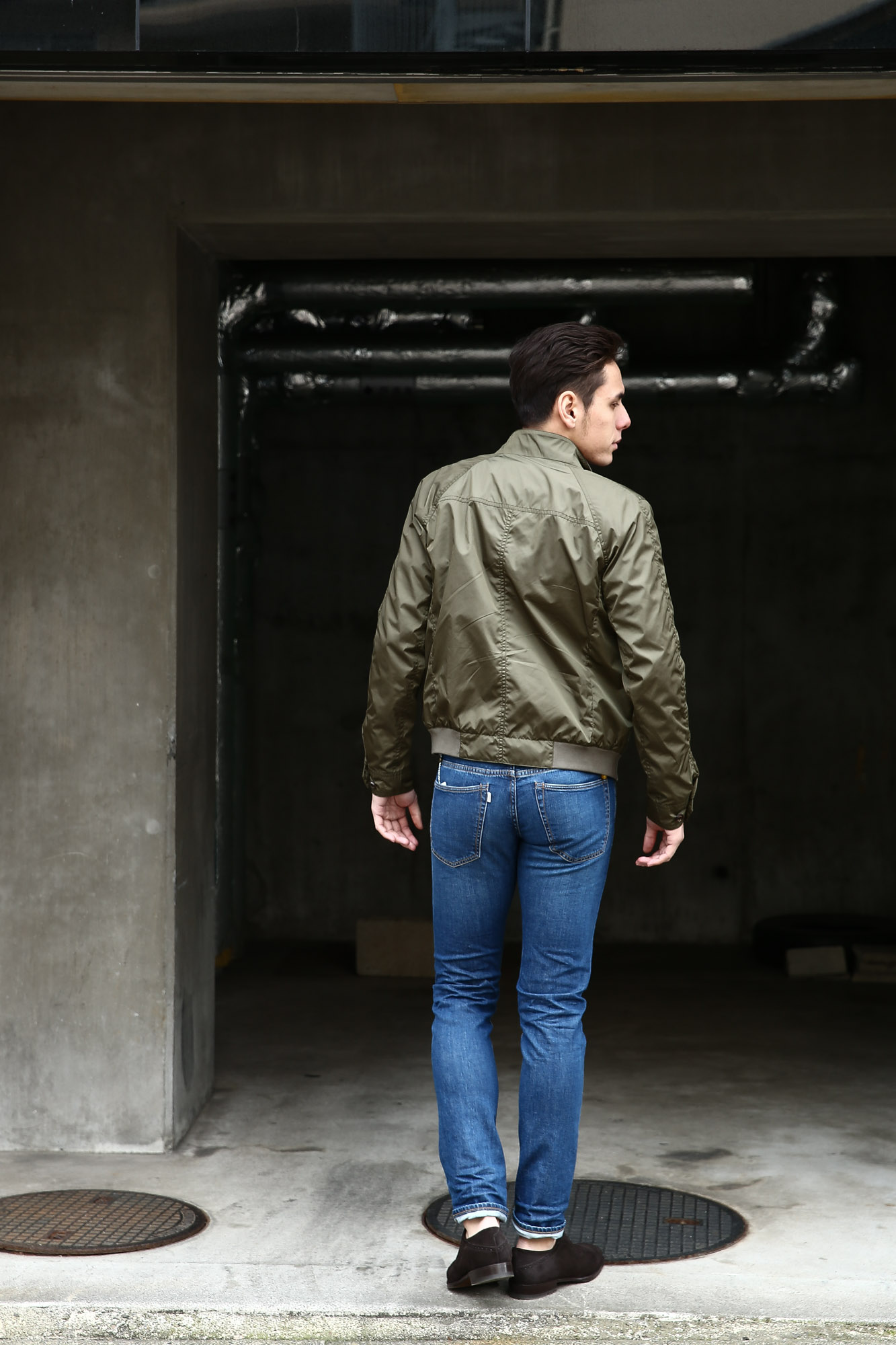 Sealup(シーラップ) Bomber Jacket(ボマージャケット) S7505 9683 ナイロンジャケット　ボンバージャケット 【KHAKI / カーキ・017】  MADE IN ITALY（イタリア製) 2017 春夏新作 愛知 名古屋 Alto e Diritto アルト エ デリット sealup シーラップ