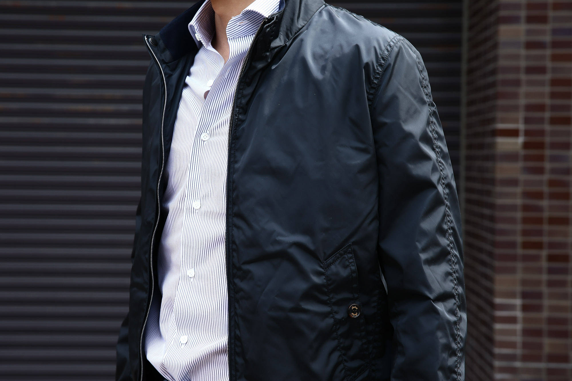 Sealup(シーラップ) Bomber Jacket(ボマージャケット) S7505 9683 ナイロンジャケット　ボンバージャケット 【NAVY (ネイビー・01】  MADE IN ITALY（イタリア製) 2017 春夏新作 愛知 名古屋 Alto e Diritto アルト エ デリット sealup シーラップ