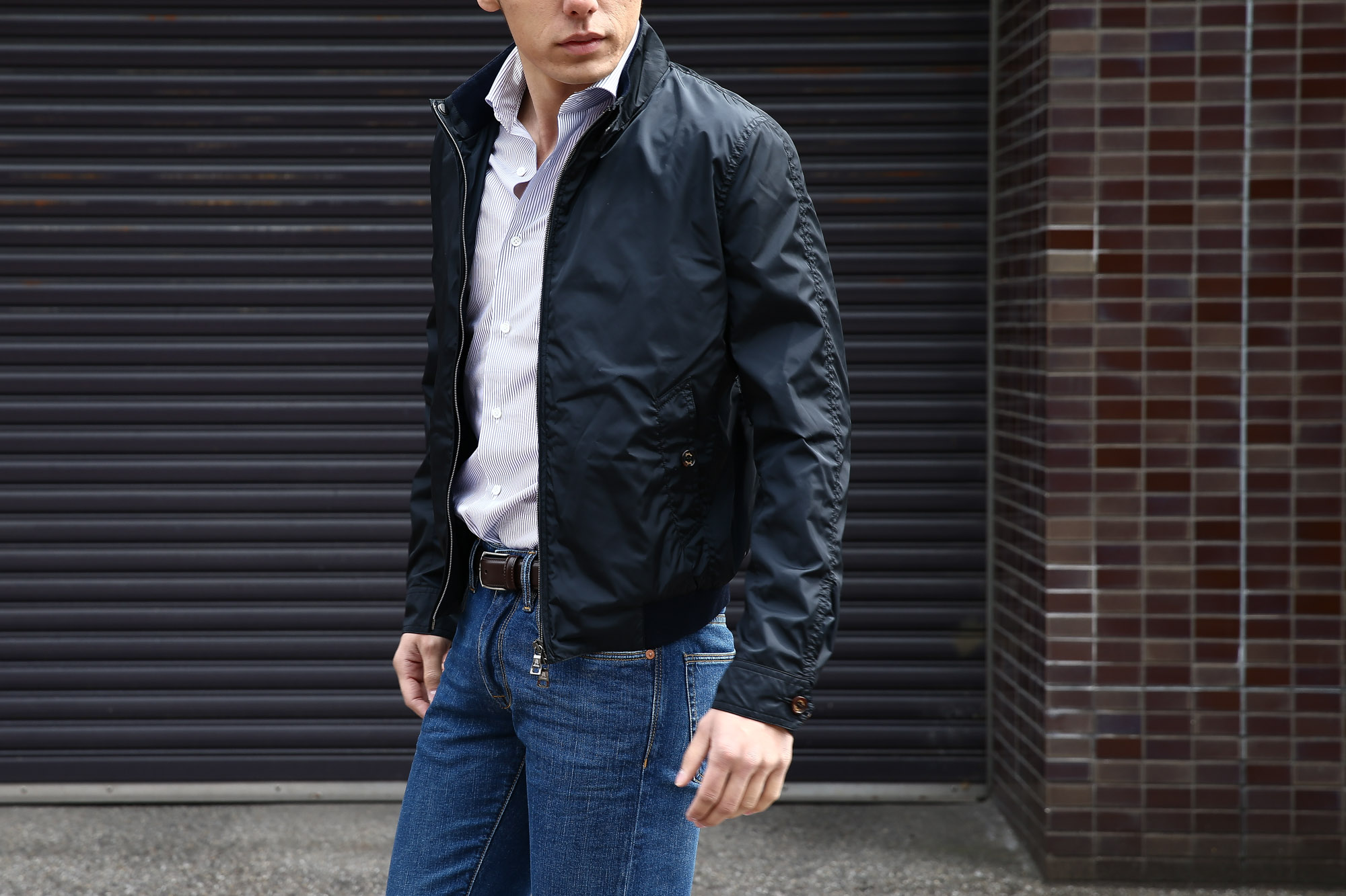 Sealup(シーラップ) Bomber Jacket(ボマージャケット) S7505 9683 ナイロンジャケット　ボンバージャケット 【NAVY (ネイビー・01】  MADE IN ITALY（イタリア製) 2017 春夏新作 愛知 名古屋 Alto e Diritto アルト エ デリット sealup シーラップ