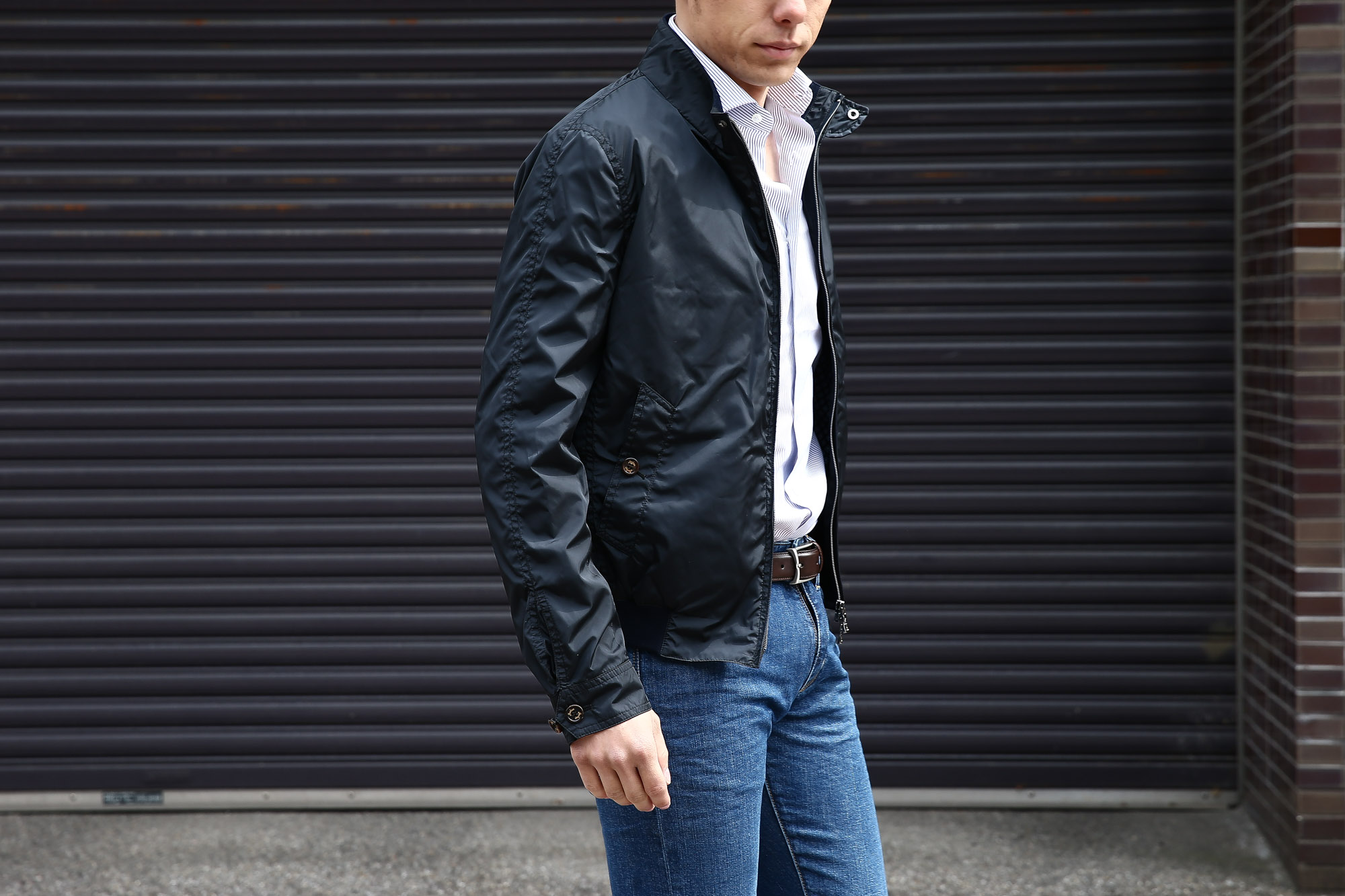 Sealup(シーラップ) Bomber Jacket(ボマージャケット) S7505 9683 ナイロンジャケット　ボンバージャケット 【NAVY (ネイビー・01】  MADE IN ITALY（イタリア製) 2017 春夏新作 愛知 名古屋 Alto e Diritto アルト エ デリット sealup シーラップ